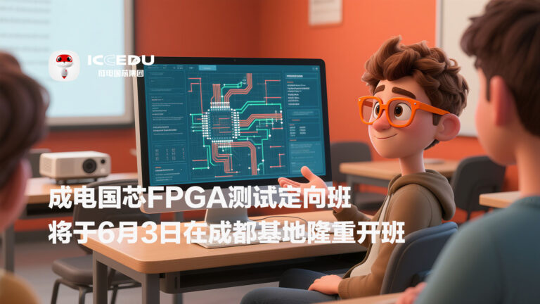 成电国芯FPGA测试定向班将于6月3日在成都基地隆重开班