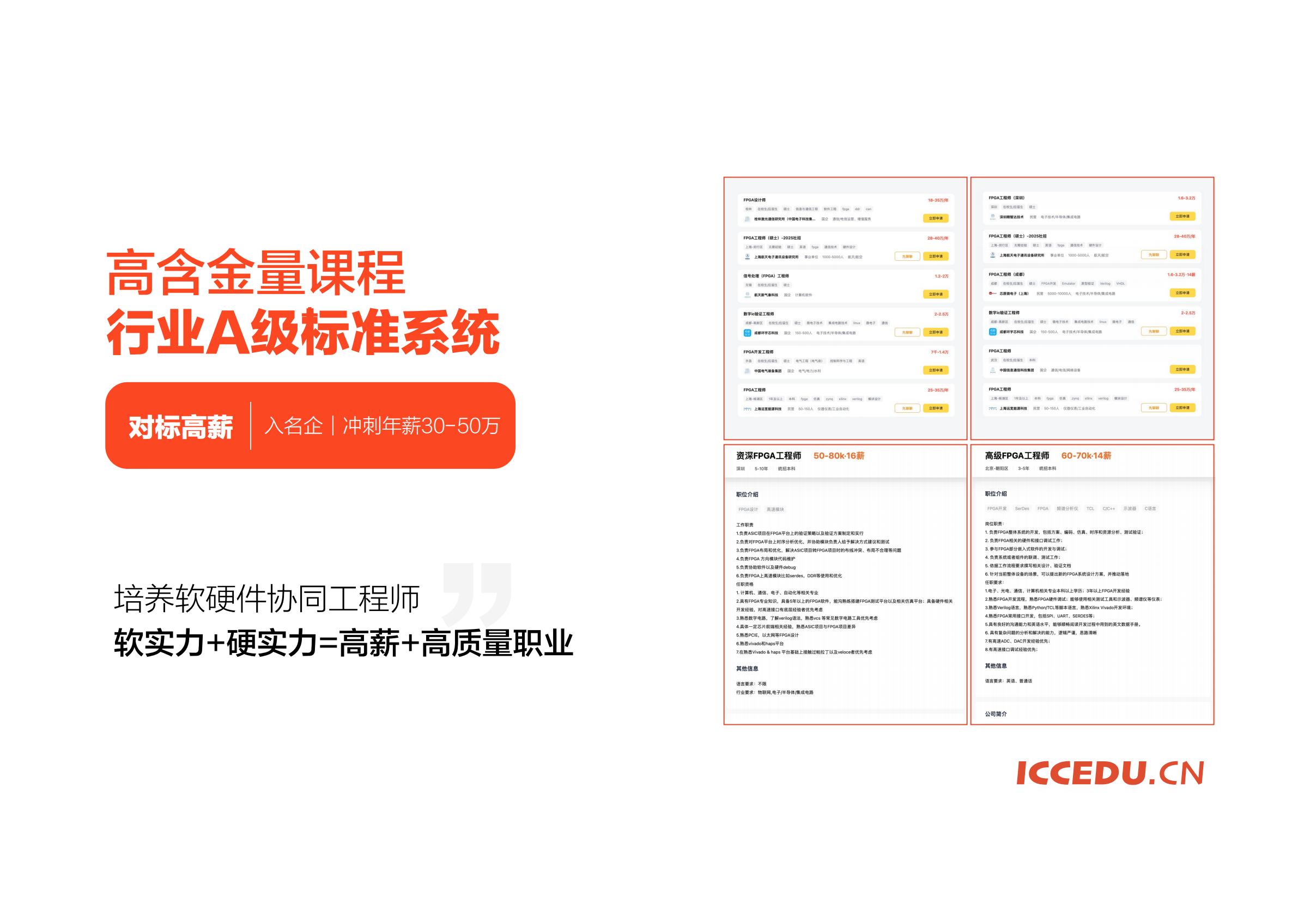 成电国芯FPGA就业班7.0课程:聚焦高速接口技术,打造高薪核心竞争力 - 第2张